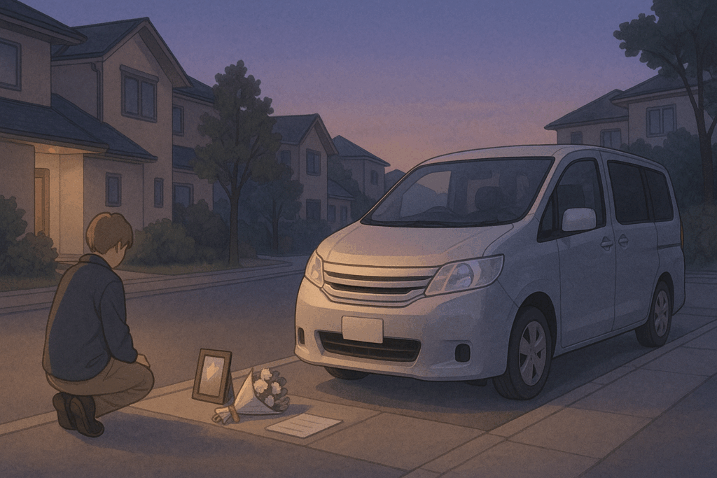 深夜・早朝の訪問個別火葬イメージ(無地車両・近隣配慮)